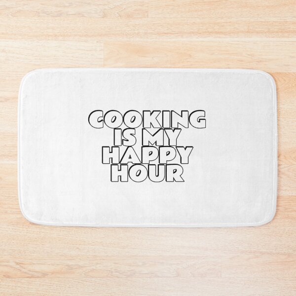 Item preview, Cooking Is My Happy Hour designed and sold by Inspirationmotivation.