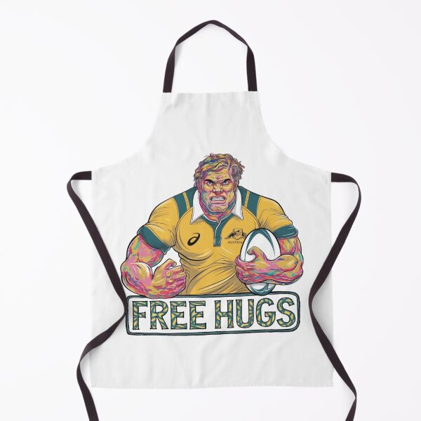 Item preview, Free Hugs, Rugby, Australia, New Zealand, All Blacks, Wallabies, Sport, funnyfits70, Humor, Funny, retro, vintage, funny quotes, animal humor, designed and sold by FunnyFits70.