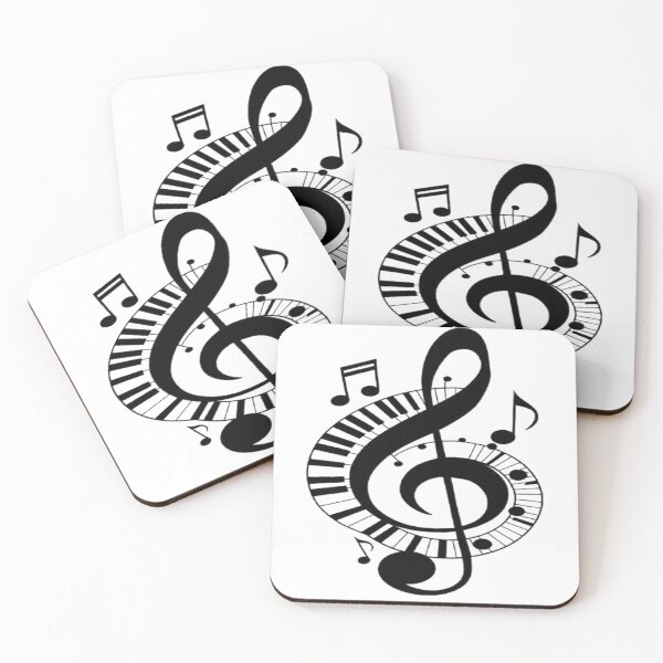 Item preview, Dynamic abstract music Black and White Piano Keys T-shirt Art with Musical Flow T-Shirt designed and sold by Samgfxt-shirt.