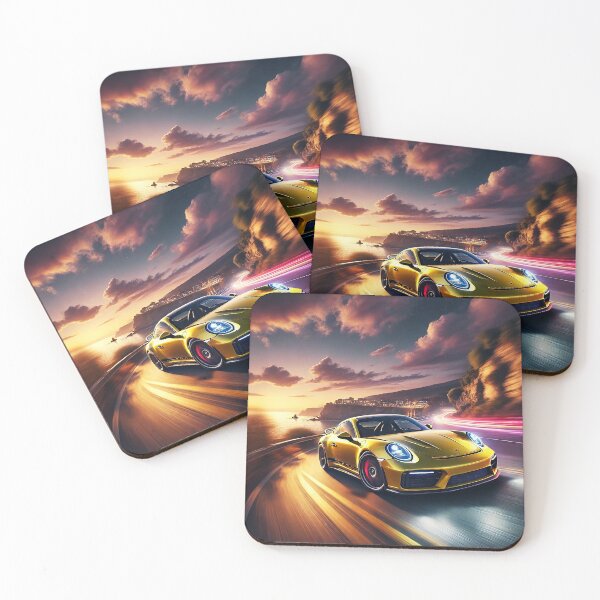 Item preview, "Golden Speed: Sunset Coastal Drive" designed and sold by philpace.