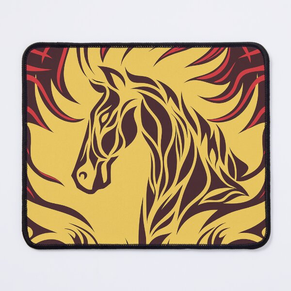 Item preview, Flaming Horse head Silhouette designed and sold by 1081900shop.