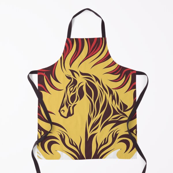 Item preview, Flaming Horse head Silhouette designed and sold by 1081900shop.