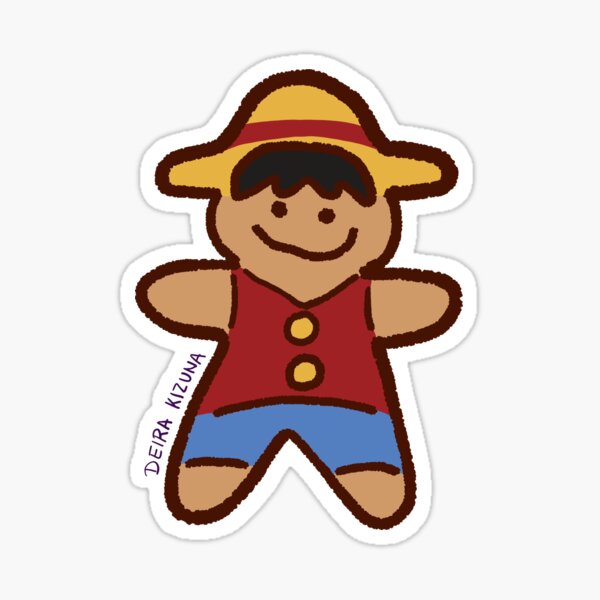 Item preview, ONE PIECE - Pre-Timeskip Monkey D. Luffy (Gingerbread ver.) designed and sold by Boxitty.
