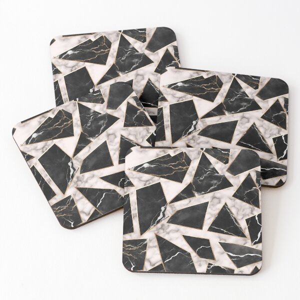 Item preview, Black Marble Surface Pattern 4 designed and sold by Tom-Johnson.