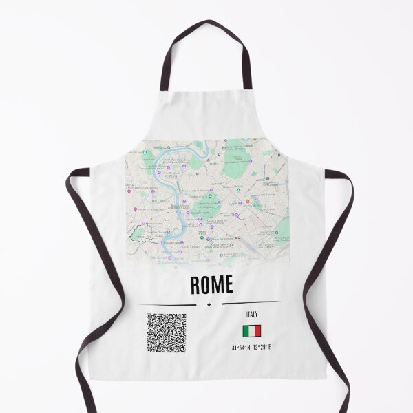 Item preview, Rome and Vatican Map Art: Italian Culture & Geography Decor designed and sold by Psycho-Crazy.