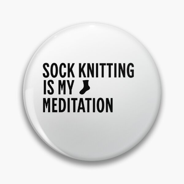 Item preview, Sock Knitting Meditation - Mindful Knitter Design designed and sold by Liseri.