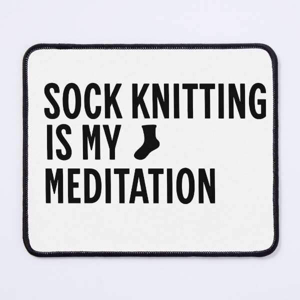 Item preview, Sock Knitting Meditation - Mindful Knitter Design designed and sold by Liseri.