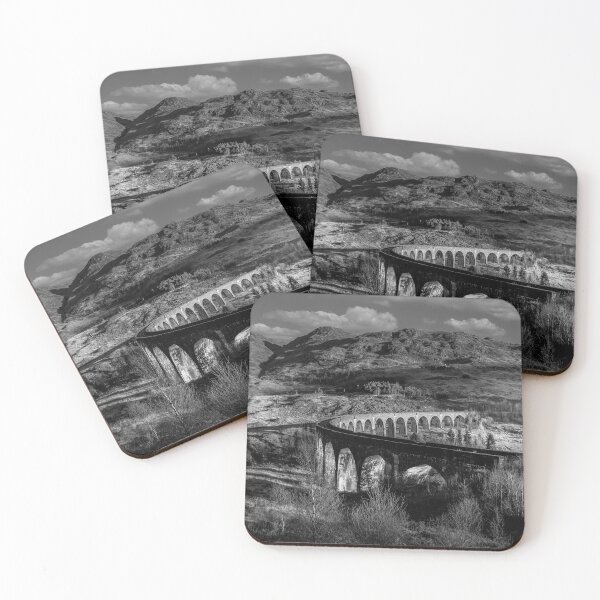 Item preview, "Timeless Elegance of the Glenfinnan Viaduct in Black and White" designed and sold by philpace.