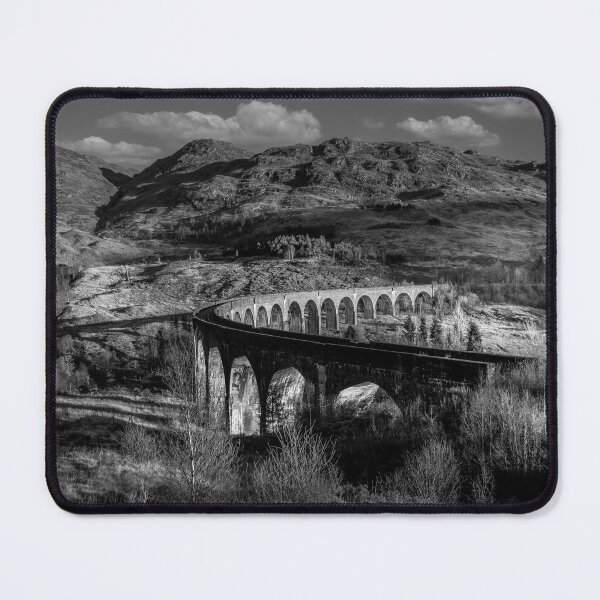 Item preview, "Timeless Elegance of the Glenfinnan Viaduct in Black and White" designed and sold by philpace.