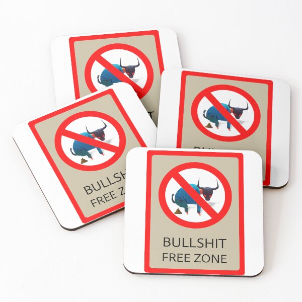 Item preview, Bullshit Free Zone designed and sold by 02lab.