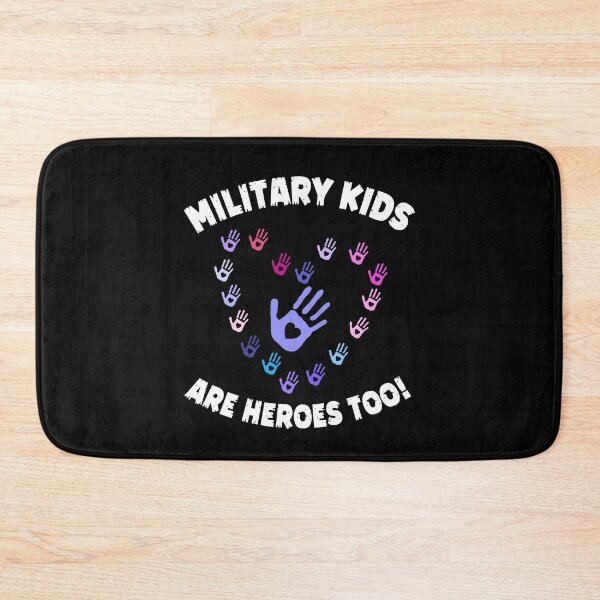 Item preview, Military Kids Are Heroes Too ! Colorful Heart Hands  designed and sold by Smix Pixels.