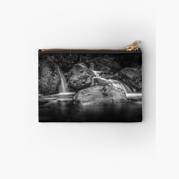 Item preview, "Serene Flow: Black and White Waterfall Elegance" designed and sold by philpace.