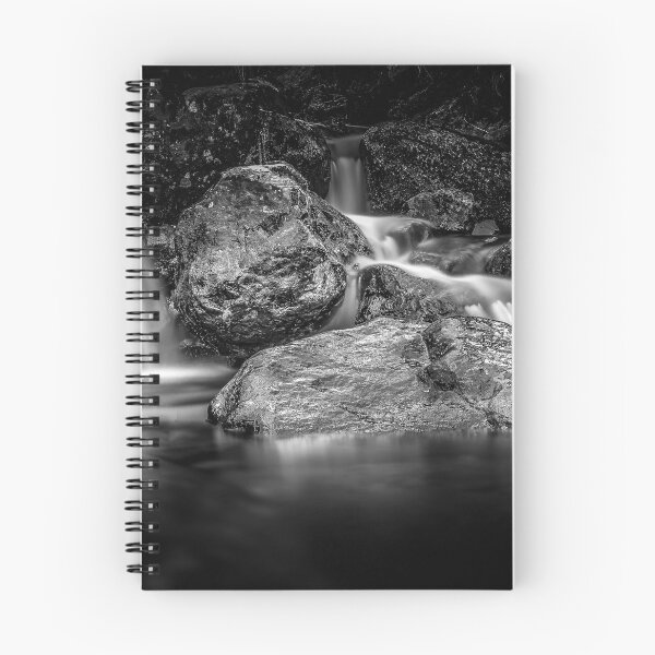 Item preview, "Serene Flow: Black and White Waterfall Elegance" designed and sold by philpace.