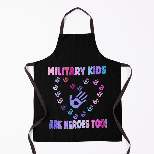 Item preview, Military Kids Are Heroes Too ! Colorful Heart Hands designed and sold by Smix Pixels.