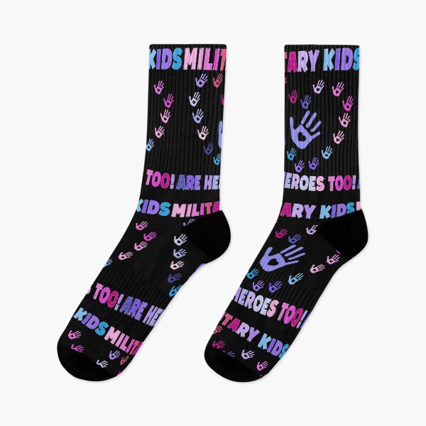 Item preview, Military Kids Are Heroes Too ! Colorful Heart Hands  designed and sold by Smix Pixels.