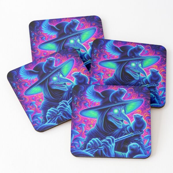 Artikelvorschau, Psychedelischer Pestarzt, Neonlichter entworfen und verkauft von Shs-Kenya.