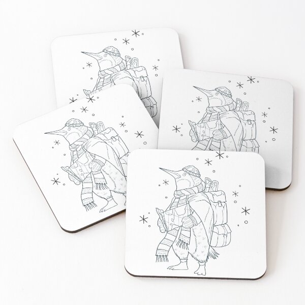 Item preview, Hugo the penguin explorer designed and sold by Fynnillustrates.