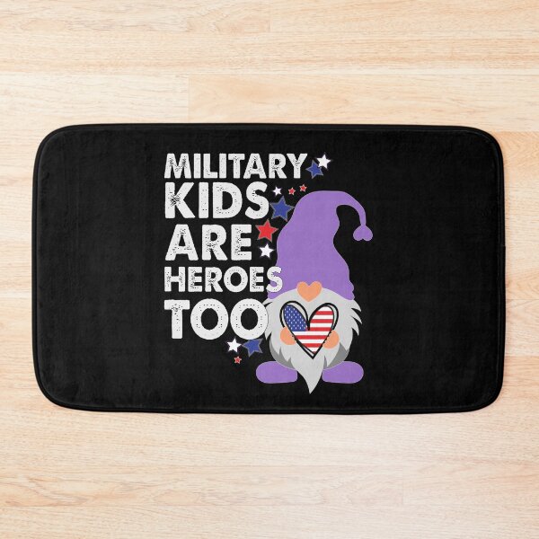 Item preview, Military Kids Are Heroes Too ! Patriotic Gnome Usa Flag & Stars  designed and sold by Smix Pixels.