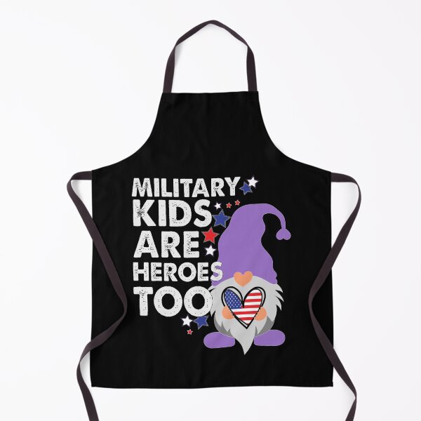 Item preview, Military Kids Are Heroes Too ! Patriotic Gnome Usa Flag & Stars designed and sold by Smix Pixels.