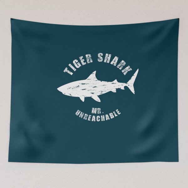 Item preview, Tiger Shark - Mr. Unreachable, Unique designed and sold by villacreativa.