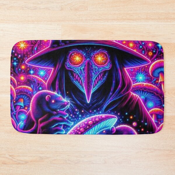 Artikelvorschau, Psychedelischer Pestarzt, Neonlichter entworfen und verkauft von Shs-Kenya.