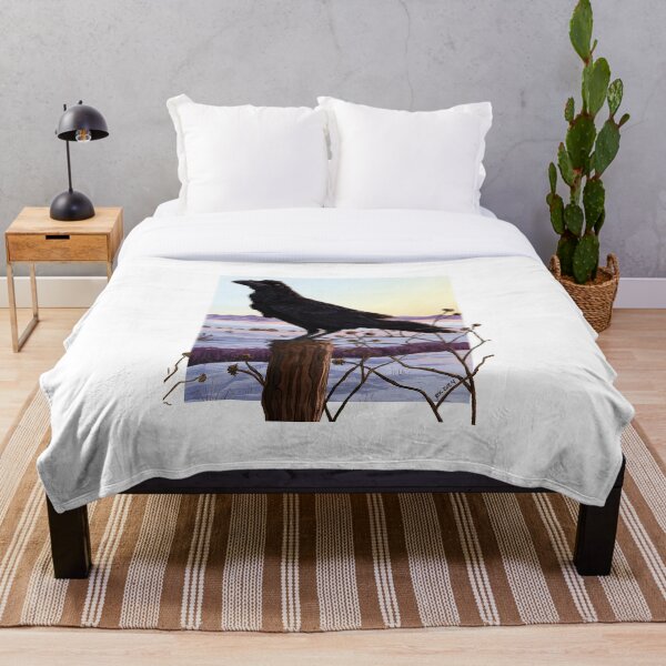 Item preview, Winter Raven designed and sold by Rebecca Kriz Art.
