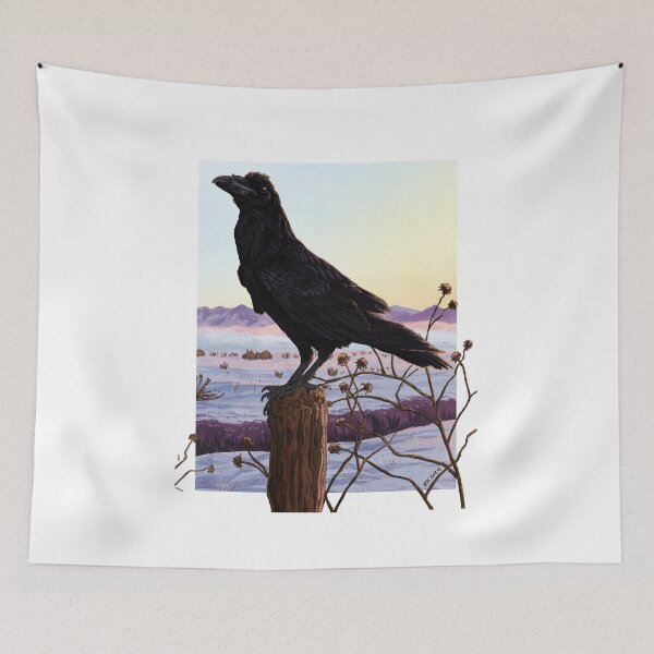 Item preview, Winter Raven designed and sold by Rebecca Kriz Art.