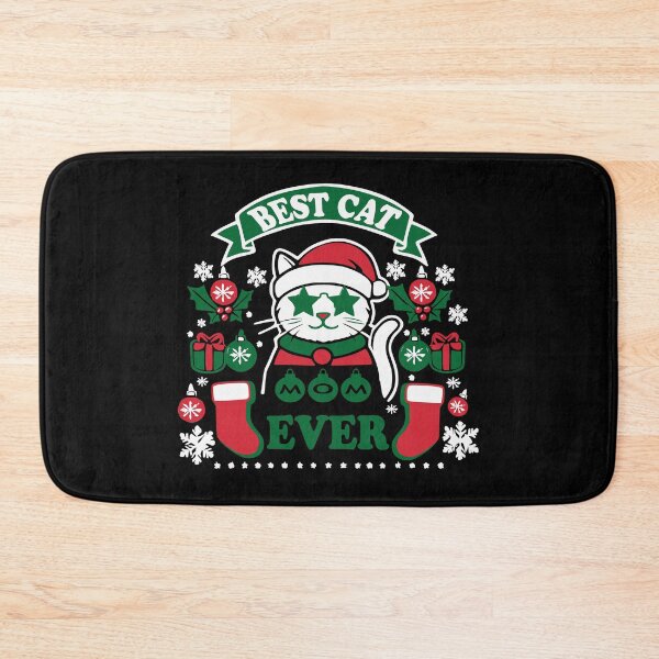 Item preview, Best Cat Mom Ever Christmas Cat Design designed and sold by JustBeeAwesome.