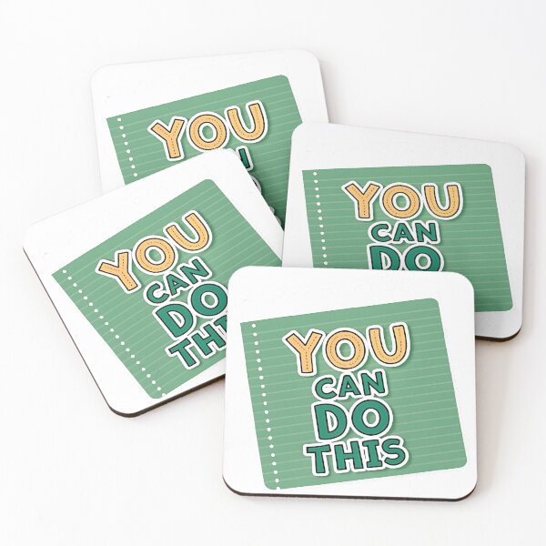 Item preview, You Can Do This Motivational Sticker – Bold Playful Notepad Design designed and sold by FluffyPeels.