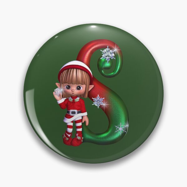 Artikelvorschau, Weihnachtself mit S entworfen und verkauft von Marialen.