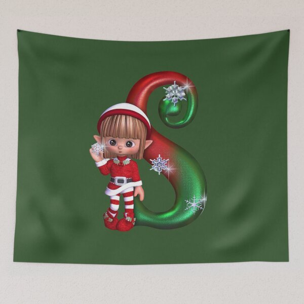 Item preview, Christmas Elf with S designed and sold by Marialen.