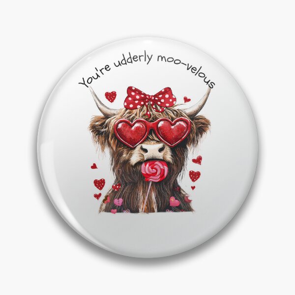 Item preview, Cute Highland Cow, Valentines Day designed and sold by CreatedbyKandJ.