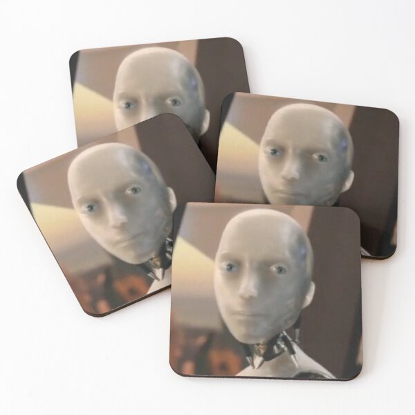 Item preview, Tesla Robot Face Meme designed and sold by delostantos.