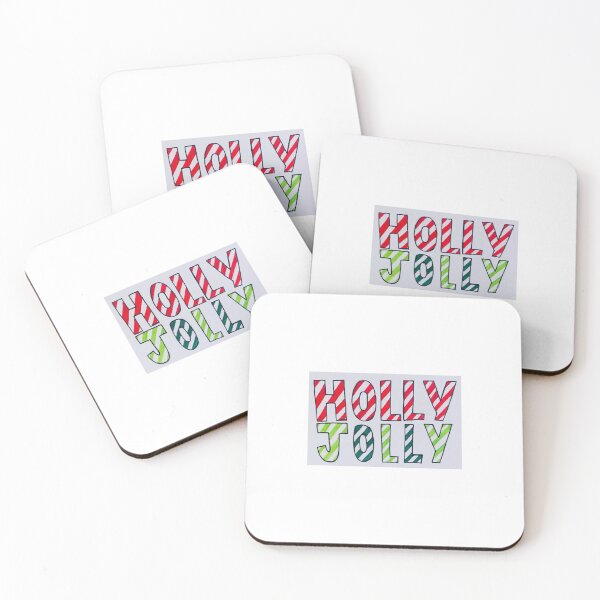 Item preview, Holly Jolly Christmas Saying Sticker designed and sold by lorsino12z.