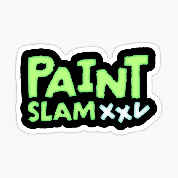 Copy of PaintSlam 2025 Logo Green Sticker