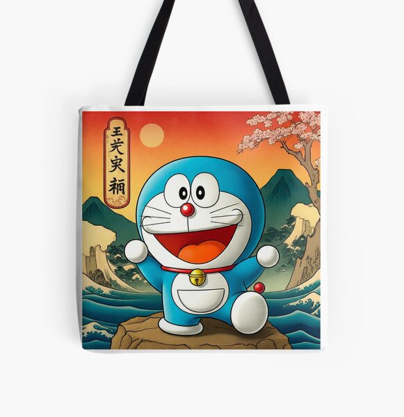 Vista previa del artículo con la obra «Doraemon, el adorable gato robótico», diseñado y vendido por DC014.