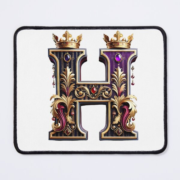 Item preview, royal,vip,letter,gold,Luxurious 3D Royal Letter H with Regal Colors,elegant designed and sold by EpicBuy.