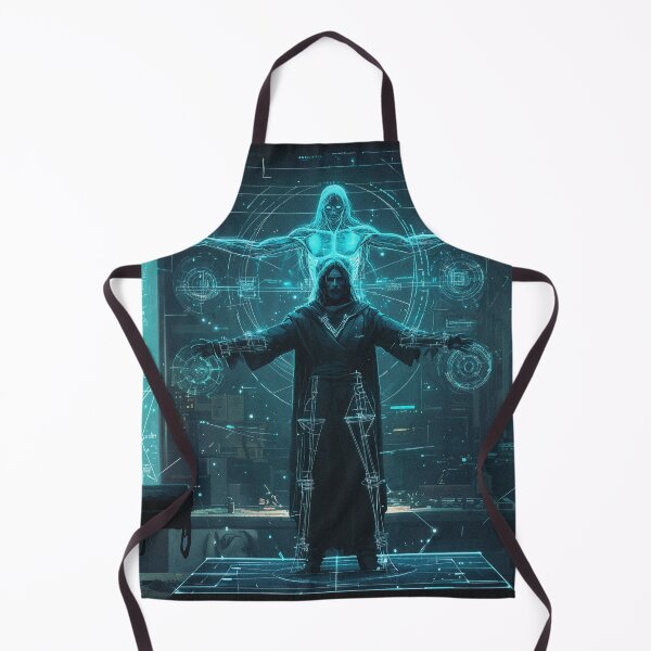 Item preview, Leonardo da Vinci Cyberpunk designed and sold by FuturiTravel.