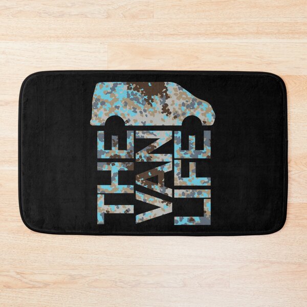Item preview, The Van Life Logo : Blue Camo designed and sold by robnoble.