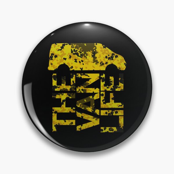 Item preview, The Van Life Logo : Yellow Camo designed and sold by robnoble.