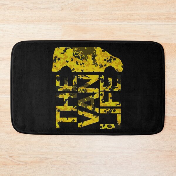 Item preview, The Van Life Logo : Yellow Camo designed and sold by robnoble.