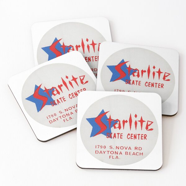 Item preview, Starlite Skate Center Daytona Beach Florida Roller Skating Rink Sticker Decal Label designed and sold by tislord.