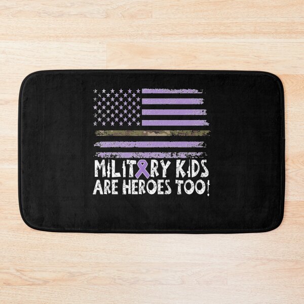 Item preview,  Military Kids Are Heroes Too ! Patriotic Usa Camo Flag & Weapons  designed and sold by Smix Pixels.