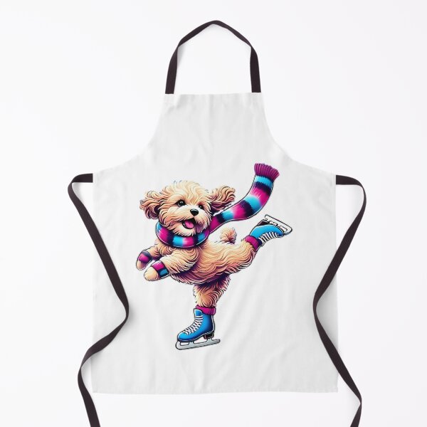 Item preview, Cavapoo Figure Skating T-Shirt designed and sold by Hooi-Boon-Sin.