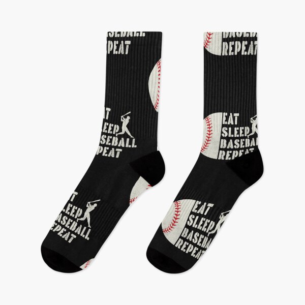 Item preview, Eat sleep baseball repeat designed and sold by marfanna.