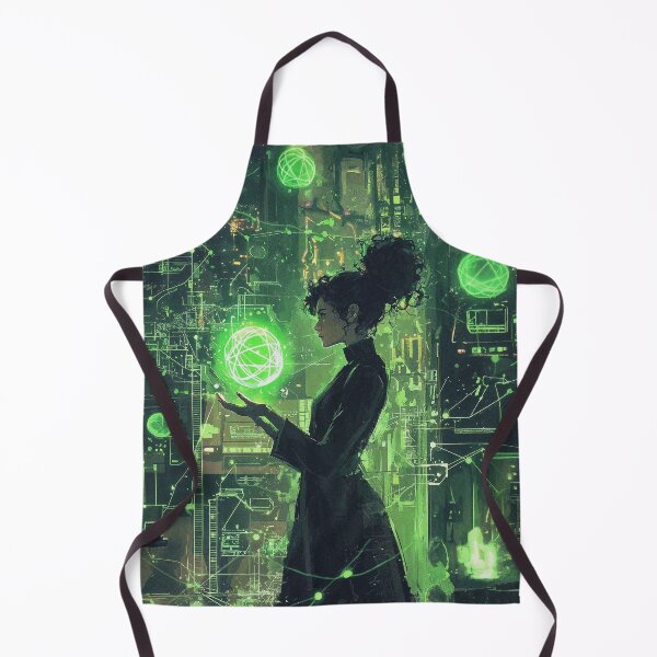Item preview, Marie Curie Cyberpunk designed and sold by FuturiTravel.