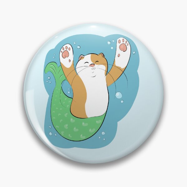 Item preview, Cute Cat Mermaid designed and sold by HugSomeNettles.
