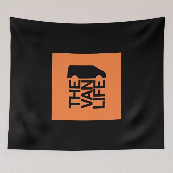 Item preview, The Van Life Logo : Orange box designed and sold by robnoble.