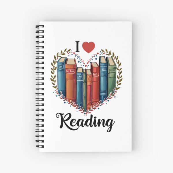 Item preview, I Love Reading Bookworm Heart designed and sold by HandicraftArt.