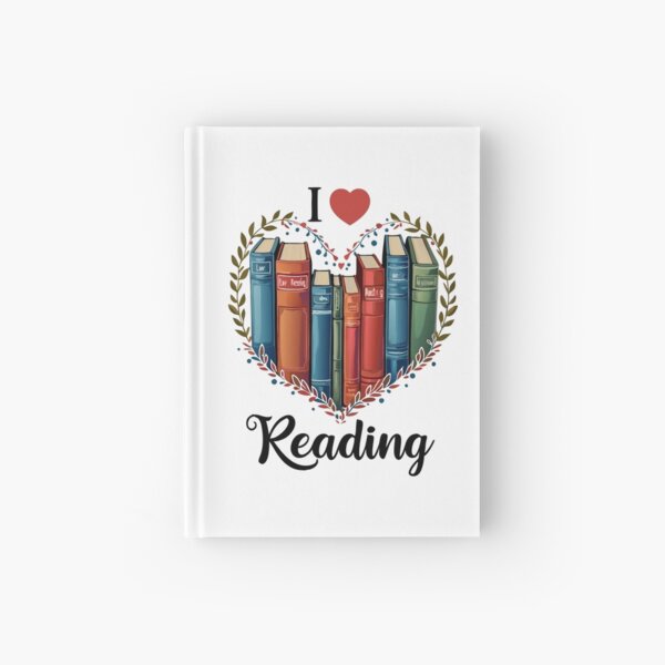 Item preview, I Love Reading Bookworm Heart designed and sold by HandicraftArt.